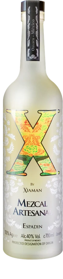 X by Xiaman mezcal bottle